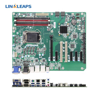 Carte mère industrielle ATX Linkleaps Q170 avec chipset, compatible Intel Core i9, i7, i5, i3 de 6e à 9e génération, double LAN GbE, 6 ports COM, 5 PCIe, 2 PCI