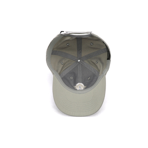 Factory Supply Hot Style Adults <strong>Curved</strong> Brim <strong>Unstructured</strong> Quick Dry Gray Embroidery Magic Tape Closure Baseball Cap Dad <strong>Hats</strong> - Product Image 6