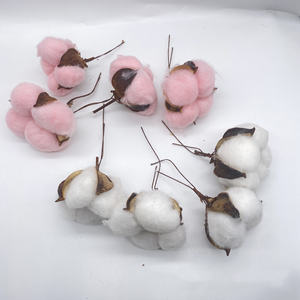 AYOYOChristmas Cadeau Bouquet De Noël Coton Fleurs Séchées Décoration De <span class=keywords><strong>La</strong></span> Maison Entourant Décoration - Product Image 6