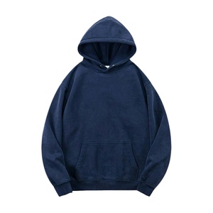 2026 New style Custom Logo Heavyweight 100% Cotton Blank Vintage Washed Oversized Hoodie Streetwear <b>Hip</b> Hop hoodies <b>for</b> men's - Product Image 1