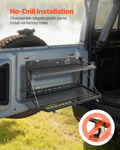 Table de hayon pliable double couche Ambull Factory Wholesale Molle Panel pour Jeep Wrangler JL 2019 - Présent - Product Image 6