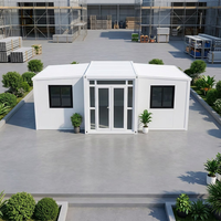 Casa Contenedor Expandible Prefabricada Moderna de 20 y 40 Pies con Certificación CE ROHS SAA, Venta Directa, Oficina Transpirable para Exteriores, Vivienda Prefabricada