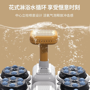 Baignoire électrique pour les pieds AUX avec fonction de massage, 800W, contrôle par micro-ordinateur, modèle blanc 1605 - Product Image 3