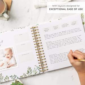 Album Fotografico per Bambini 2026 di Alta Qualità con Design Personalizzato, Copertina in Carta e Rilegatura a Spirale, <span class=keywords><strong>Libro</strong></span> dei Primi Ricordi, Diario, Scrapbook - Product Image 2