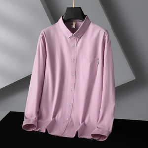 Camicia Oxford da <span class=keywords><strong>Uomo</strong></span> Taglia Europea, 100% Cotone, Manica Lunga, Classica, Taglie Forti, Resistente, Formale da Ufficio - Product Image 6