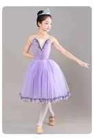Nouvelle Robe de Danse Romantique Tutu Longue et Volumineuse Giselle pour Adulte 2026 - La Fille Mal Gardée - Idéale pour la Performance et la Compétition