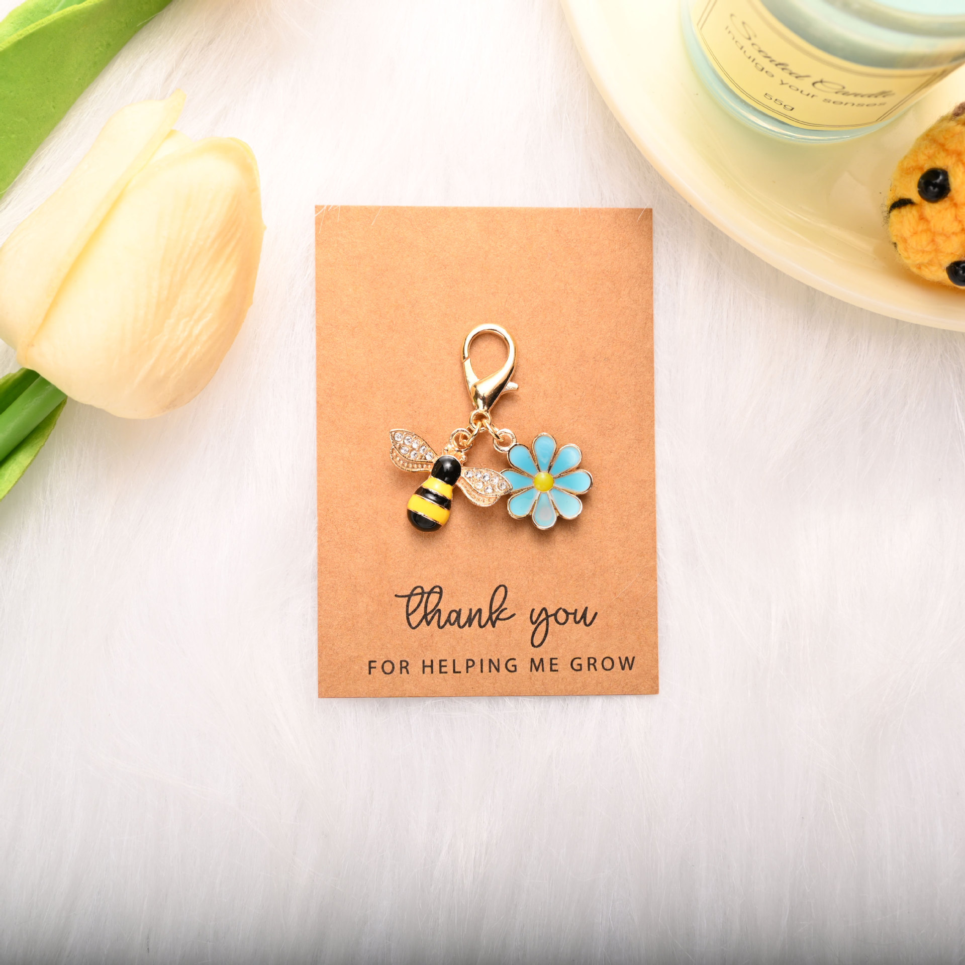 Blue with Card