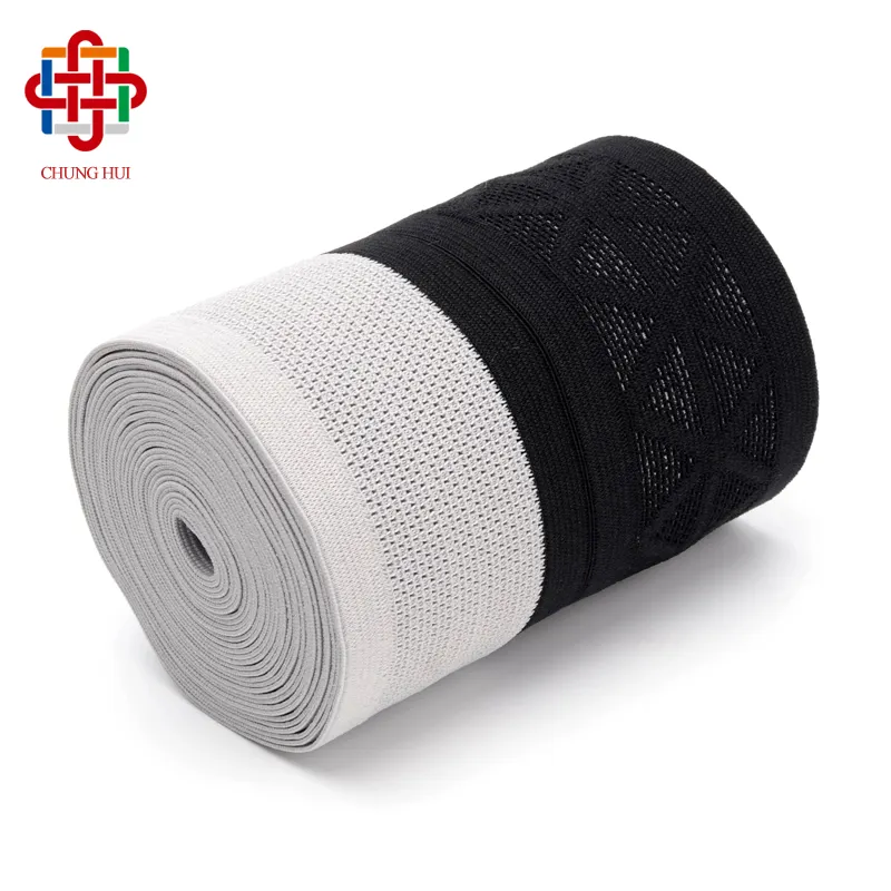 Nhà Máy Spandex Đai Đàn Hồi Gấp Lưới Đàn Hồi Thắt Lưng Thắt Lưng Chất Lượng Cao Nylon Giày Webbing May Túi