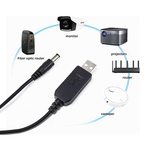 Câble Élévateur de Tension DC 5V vers 12V 1A pour Routeur <span class=keywords><strong>Wifi</strong></span> et Batterie Externe - Product Image 4