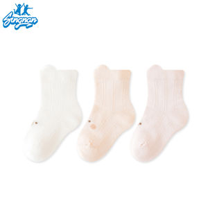 جوارب أنبوبية بيضاء سادة للطفل والطفل جديد بألوان كرتونية ظريفة جوارب شبكية صيفية للأطفال الصغار صفعة فضفاضة جوارب مرحة رقيقة - Product Image 6