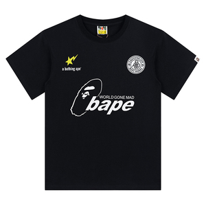 Camiseta de hombre con estampado de letras, versión 1:1 de alta calidad, en stock, diseño de moda, camiseta Bapees para hombre, camiseta Bapees estampada de moda 2026 - Product Image 3
