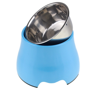 Couleur unie haute profond bol pour animaux de compagnie <span class=keywords><strong>nourriture</strong></span> manger - Product Image 2