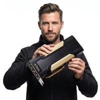 Kartu Grafis GPU Asli Tesla V100 PCIE 32GB AI