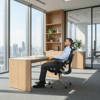 Chaise de bureau ergonomique haut de gamme avec repose-pieds, soutien lombaire confortable, chaise de direction pour grossistes, chaise de gamer