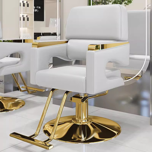 Chaise <span class=keywords><strong>de</strong></span> <span class=keywords><strong>Salon</strong></span> <span class=keywords><strong>de</strong></span> <span class=keywords><strong>Coiffure</strong></span> Robuste et Antirouille, Idéale pour les Barbiers Africains - Meilleure Vente - Product Image 3