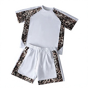Summer Training & Jogging Wear Clothes Men Short Sleeve <b>T</b> shirt And Shorts Set 2 Piece Shorts <b>Track</b> Suits Man Jogger Tracksuits - Product Image 2