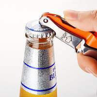 Tire-bouchon Portable multifonctionnel promotionnel en acier inoxydable Tire-bouchon Vis à bouchon de bière