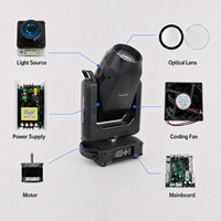 Projecteur LED mobile 800W avec profil CMY CTO, CRI élevé Ra>90, DMX512 RDM 4-en-1 BSWF, éclairage de scène pour théâtre et concert