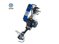 Machine à polir à bande abrasive universelle manuelle Jotun avec moteur de 2,2 kW, multi-tension, pour pièces moulées en métal
