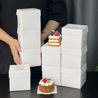Boîte à mini-gâteaux personnalisée style Ins pour desserts à la mousse – Emballage sécurisé à emporter pour pâtisseries françaises et boulangeries West Point