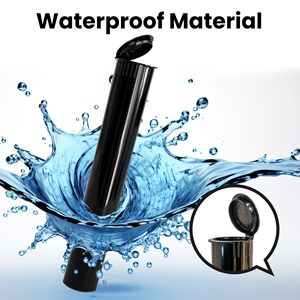 Оптовая продажа пластиковых тубусов Pop Top 116 мм с герметичной крышкой для сигар, контейнеры для хранения с защитой от детей, упаковка для рулонов - Product Image 4