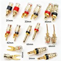 Banana Plug Socket Connector Hifi Binding Post for Amplifier Speaker Terminal Socket Connector 6mm 8mm M4 M6 M8