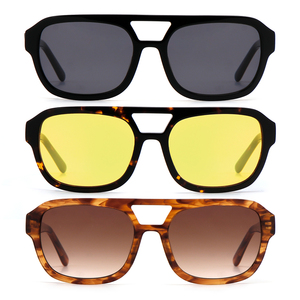 <span class=keywords><strong>Occhiali</strong></span> <span class=keywords><strong>da</strong></span> <span class=keywords><strong>Sole</strong></span> 2025 Retrò in Acetato Tartarugato con Lenti Gialle CR39, <span class=keywords><strong>Occhiali</strong></span> <span class=keywords><strong>da</strong></span> <span class=keywords><strong>Sole</strong></span> Vintage Personalizzati per Donne e Uomini Stile Aviatore - Product Image 3