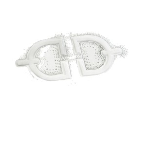 Parches de diamantes de imitación termoadhesivos con letras en relieve de fieltro no tejido para ropa, accesorios personalizados para prendas, piedras DMC de prensado en caliente - Product Image 2