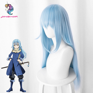 Ainiz การ์ตูนญี่ปุ่นยาวสังเคราะห์สีฟ้าอ่อนตอนนั้นฉันได้กลับชาติมาเกิดเป็นบทบาทเหมือนเมือกจากวิกผมคอสเพลย์ของ <span class=keywords><strong>Rimuru</strong></span> <span class=keywords><strong>Tempest</strong></span> - Product Image 4