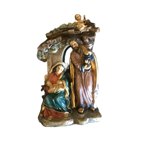 Resina sacra famiglia presepi collezione religiosa Saint Mary gioseph Baby Jesus figurine per regali aziendali tema di natale - Product Image 2