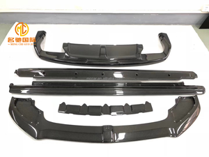 V8 Đổi Thành W12 Phong Cách Carbon Fiber Body Kit Front Lip Diffuser Spoiler Side Váy Vent Trim Cho Bentley Bentayga Body Kit - Product Image 2