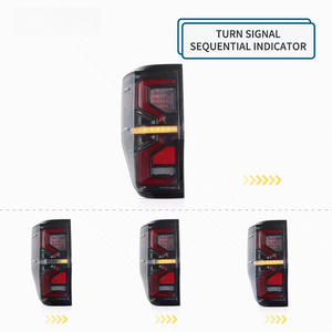 Ensemble de feu arrière à LED complet d'usine avec clignotant mobile pour Ford Ranger 2012-up T6 T7 mise à niveau des feux arrière de camionnette - Product Image 3