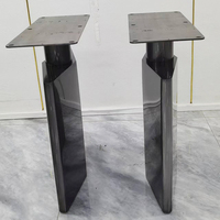 Pieds de table réglables en acier inoxydable modernes pour tables à manger et tables basses, utilisation hospitalière, revêtement PVD, mobilier de haute qualité