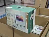 Nuevo Mini Proyector C3 con Pantalla Táctil, Control Táctil de Pantalla Dual, 300 ANSI Nativos 720P, Android WiFi 6, Cine en Casa Portátil