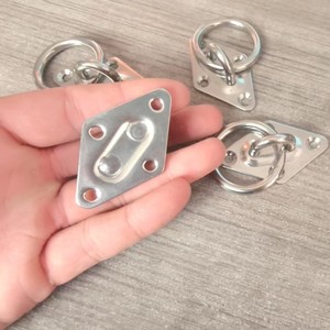 ตะขอเกี่ยวสแตนเลส Hf รุ่น M5 พร้อมห่วงขัดเงา สำหรับโยคะ มวย และกระสอบทราย - Product Image 3