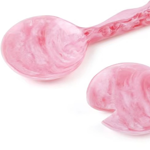 Royal Luxury Cast Resin Dinnerware <b>Set</b> Western Knife Fork <b>Black</b> Resin Handle Cutlery Server Salad Food Spoons - Product Image 2