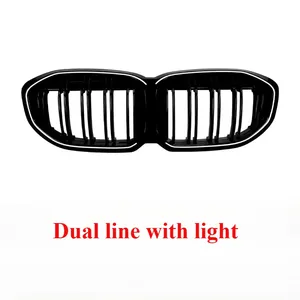 Para BMW Serie 1 F40 118i 128ti M135i 2019-2024: Cubierta de rejilla delantera (doble) estilo Racing para parachoques, accesorios de modificación exterior - Product Image 5