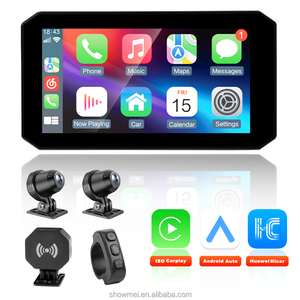 Xe máy Android tự động xe máy GPS 5.5inch Wifi không thấm nước <span class=keywords><strong>Apple</strong></span> Carplay Màn hình hiển thị xách tay máy ảnh TMPS - Product Image 2