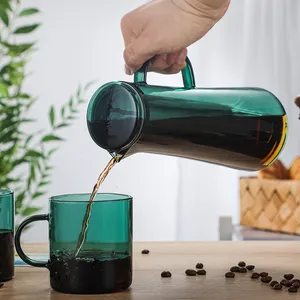 1L Lake Green Borosilicate Glass Cold Brew Pot Cold Brew Coffee Tea Maker