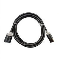 Cable de Extensión de Datos USB 3.0 Macho a Hembra con Adaptador, Conector USB, Unidad Flash USB, Ratón y Teclado Extendidos, Trenzado