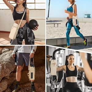 Bolsa Porta Botella de Agua Magnética Multifuncional, Impermeable, Bandolera, para Gimnasio, Resistente al Desgaste, Práctica - Product Image 3