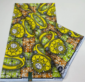 Tela de algodón puro africano para ropa Ankara - Product Image 4