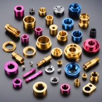 Pièces en aluminium anodisé usinées CNC haute précision sur mesure, usinage CNC 5 axes, tournage CNC, accessoires pour moto