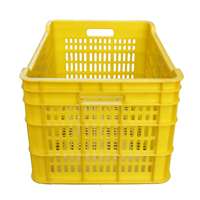 Panier en plastique empilable, caisse en plastique pour fruits et légumes