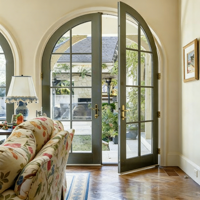 Ventanas y Puertas Francesas de Aluminio, Puertas Francesas Arqueadas