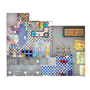 Crea un simpatico tema <span class=keywords><strong>Spongebob</strong></span> utilizzando attrezzature morbide per parchi giochi interni per bambini, che faranno sorridenti gioie ai più piccoli nel tuo animato centro. - Product Image 5