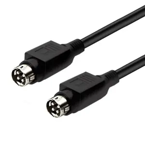 Aangepaste 8 Pin Mini Din Verlengkabel Mini Din 5 P Mannelijk Naar Din 5 Pin Vrouwelijke 9 Pin Mini Din Kabel