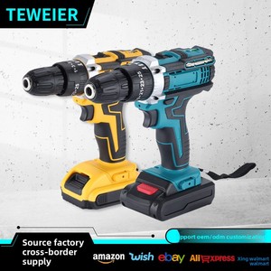 21Vハイパワー多機能リバーシブル無段変速コードレスピストルドリル（リチウム電池搭載、家庭装飾用） - Product Image 3