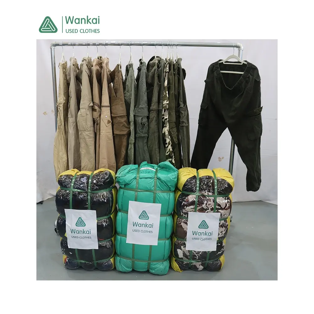 Cwanckai Material Cargo Men Pants Ich möchte gebrauchte Cargo Pants Hot Sales Cotton Gebraucht, Niedriger Preis Big Pocket Cotton für Männer Erwachsene ordentlich