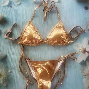 Maillots de bain deux pièces mini dégradé multicolore personnalisés pour femmes - Ensemble sexy - Product Image 2